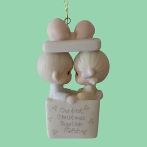 🎄 Our First Christmas Togather Preacious Moments "1986"
